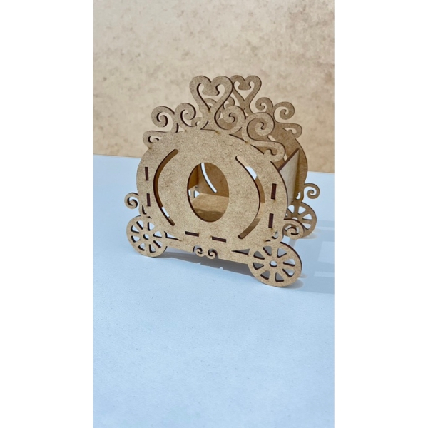 Lembrancinha MDF modelo Carruagem - Imagem 3