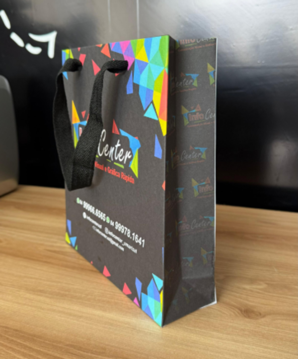 SACOLA DE PAPEL OFFSET PERSONALIZADA TAM. GG - Imagem 2