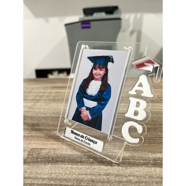 Porta retrato em acrílico formatura ABC - Imagem 7