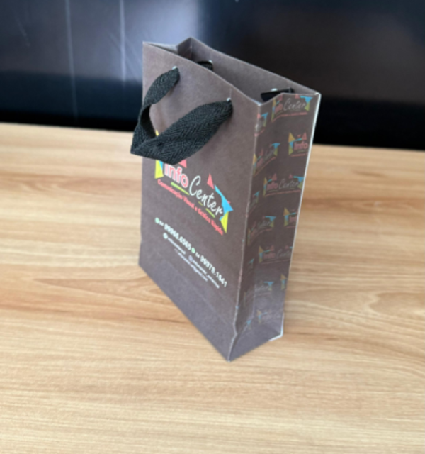 SACOLA DE PAPEL OFFSET PERSONALIZADA TAM. PP - Imagem 2