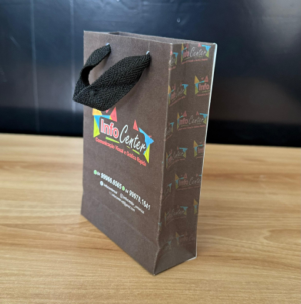 SACOLA DE PAPEL OFFSET PERSONALIZADA TAM. PP - Imagem 4