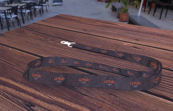 Cordão para Crachá Personalizado Mosquete Plástico - Imagem 4
