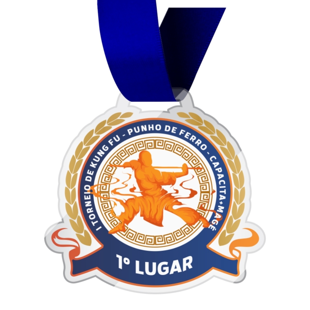 Medalhas Personalizadas Adesivada Redondas em Acrílico 10 UNDS - Imagem 3